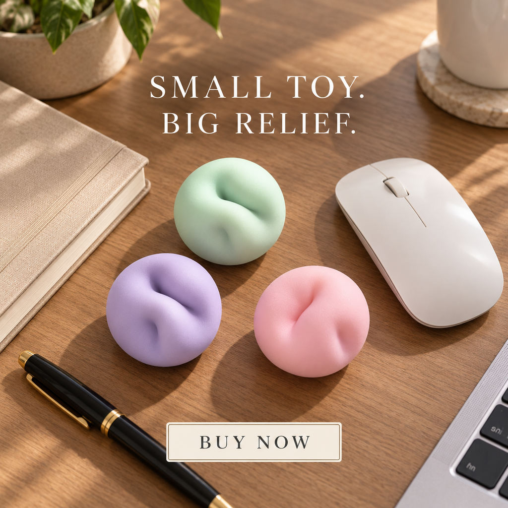 A crunchy, sand-filled stress-relief ball. This soft, tactile toy is designed for stress relief, sensory development, and ASMR-style relaxation. Suitable for adults and teenagers. It produces a satisfying crunchy sound.