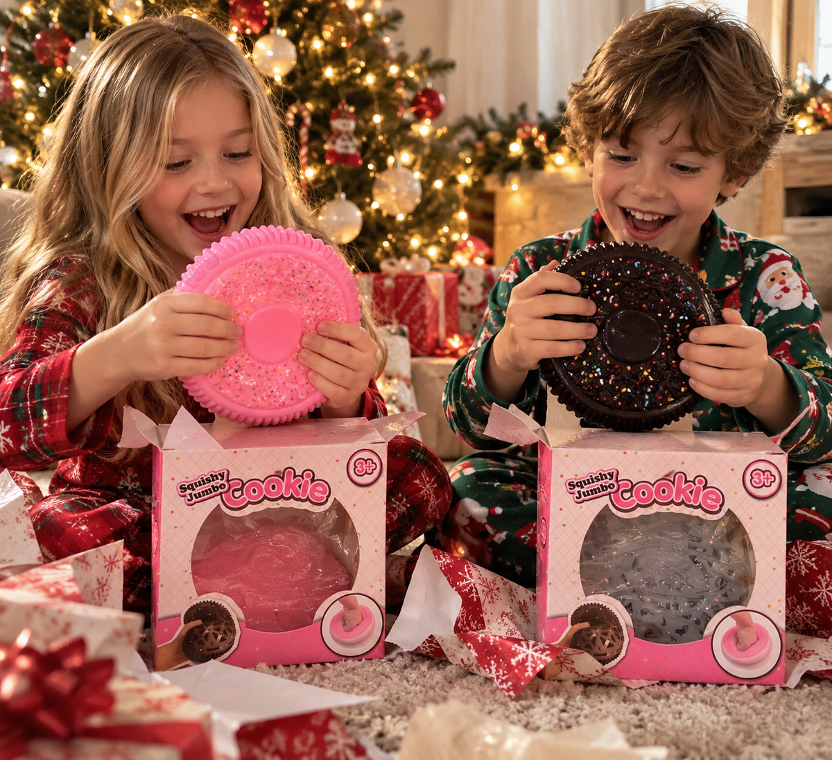 Squishy Jumbo  - Black XL Size - Fun and Delicious Treat for Kids,  Perfect for Parties and for gift Merry Christmas