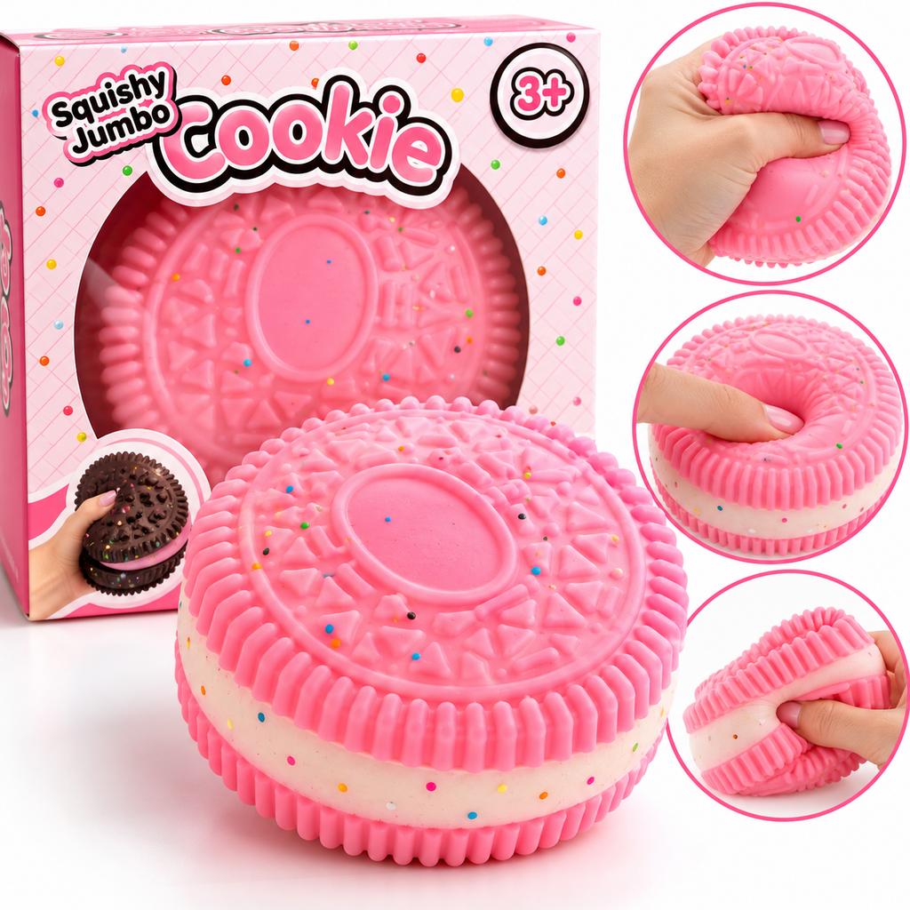 Squeeze Toy Squishy Soft Stress Relief Fidget Sensory Simulation Cookie
