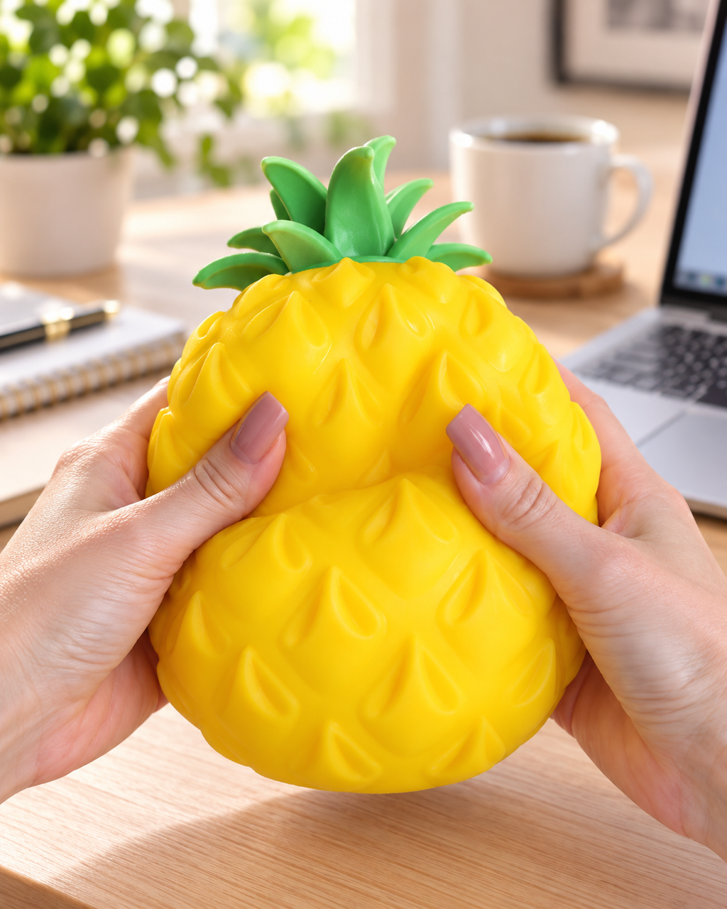 4-Piece Squishy Toy, stress Relief Toy, Large Squishy -Viral Stress Ball Toy for Kids & Adults, Sensory Fidget Toy