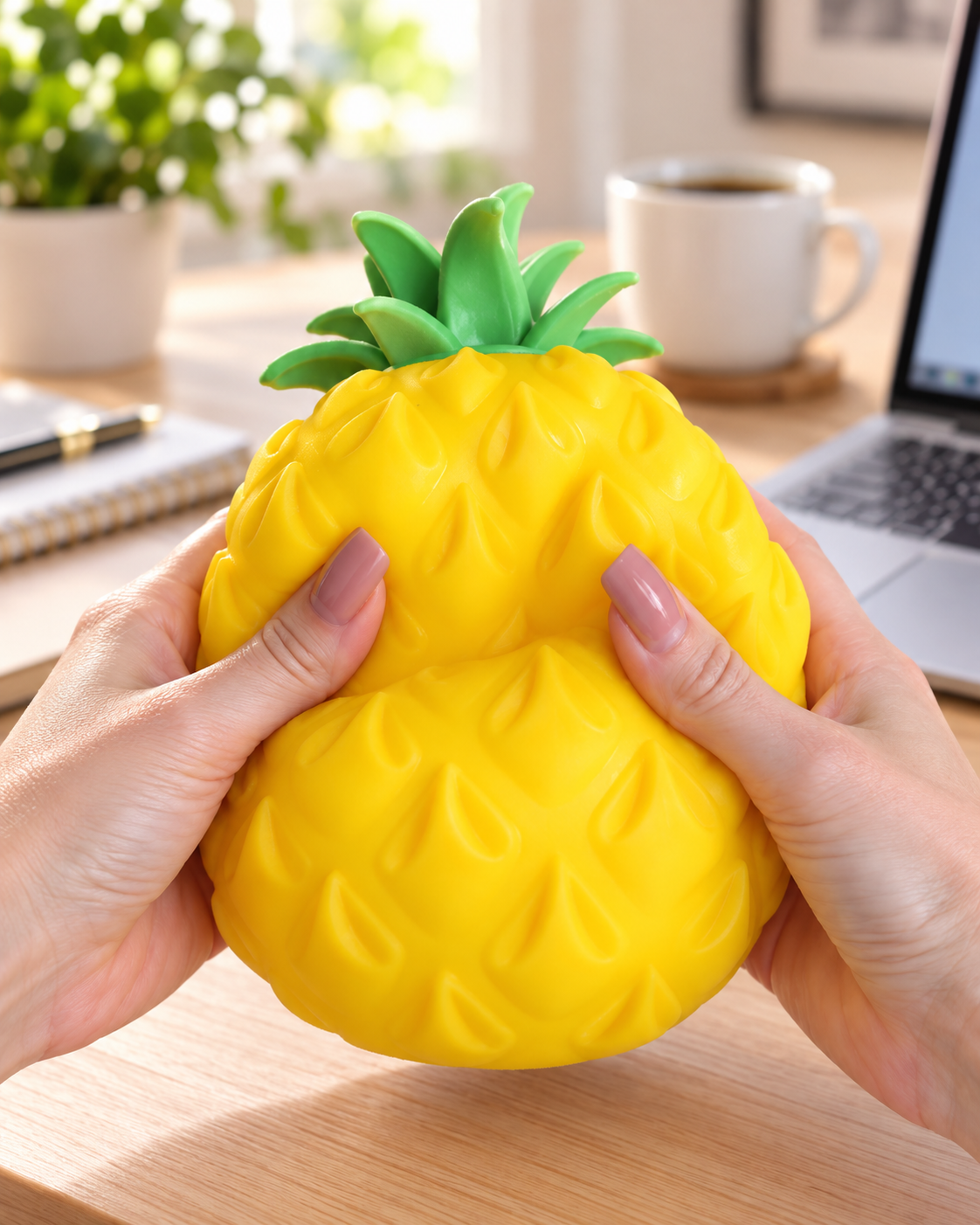 4-Piece Squishy Toy, stress Relief Toy, Large Squishy -Viral Stress Ball Toy for Kids & Adults, Sensory Fidget Toy